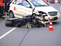 VU Motorrad gegen PKW Koeln Muehlenbach P29